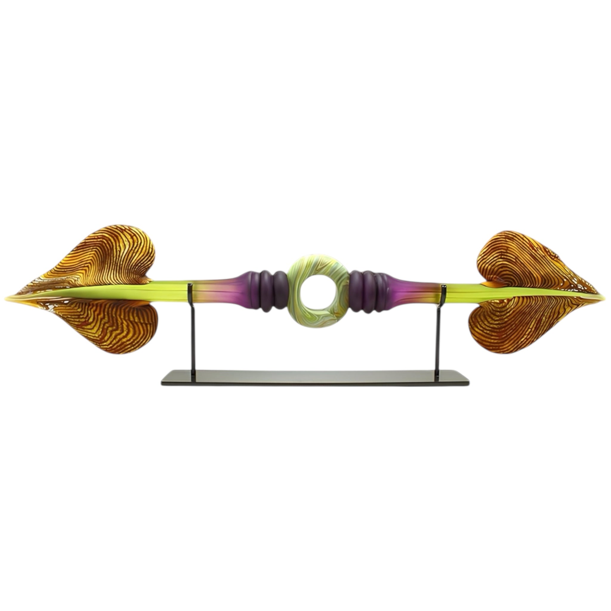 Amethyst & Lime Austral with Ring Inclusion