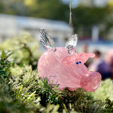 Handblown Glass Flying Pig – Because Anything Is Possible