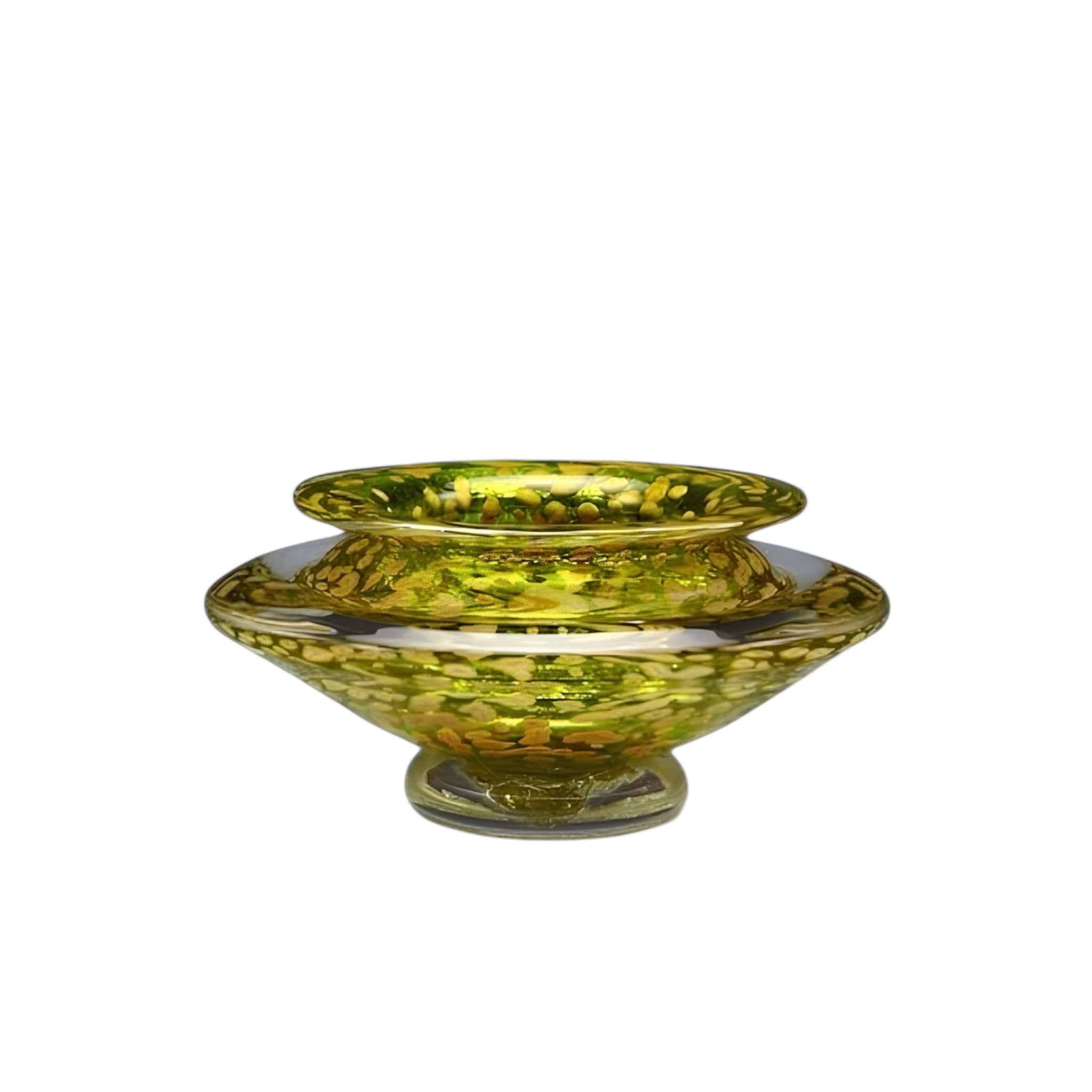 Transparent Lime Ikebana Vase – Artful Simplicity for Inspired Floral Design