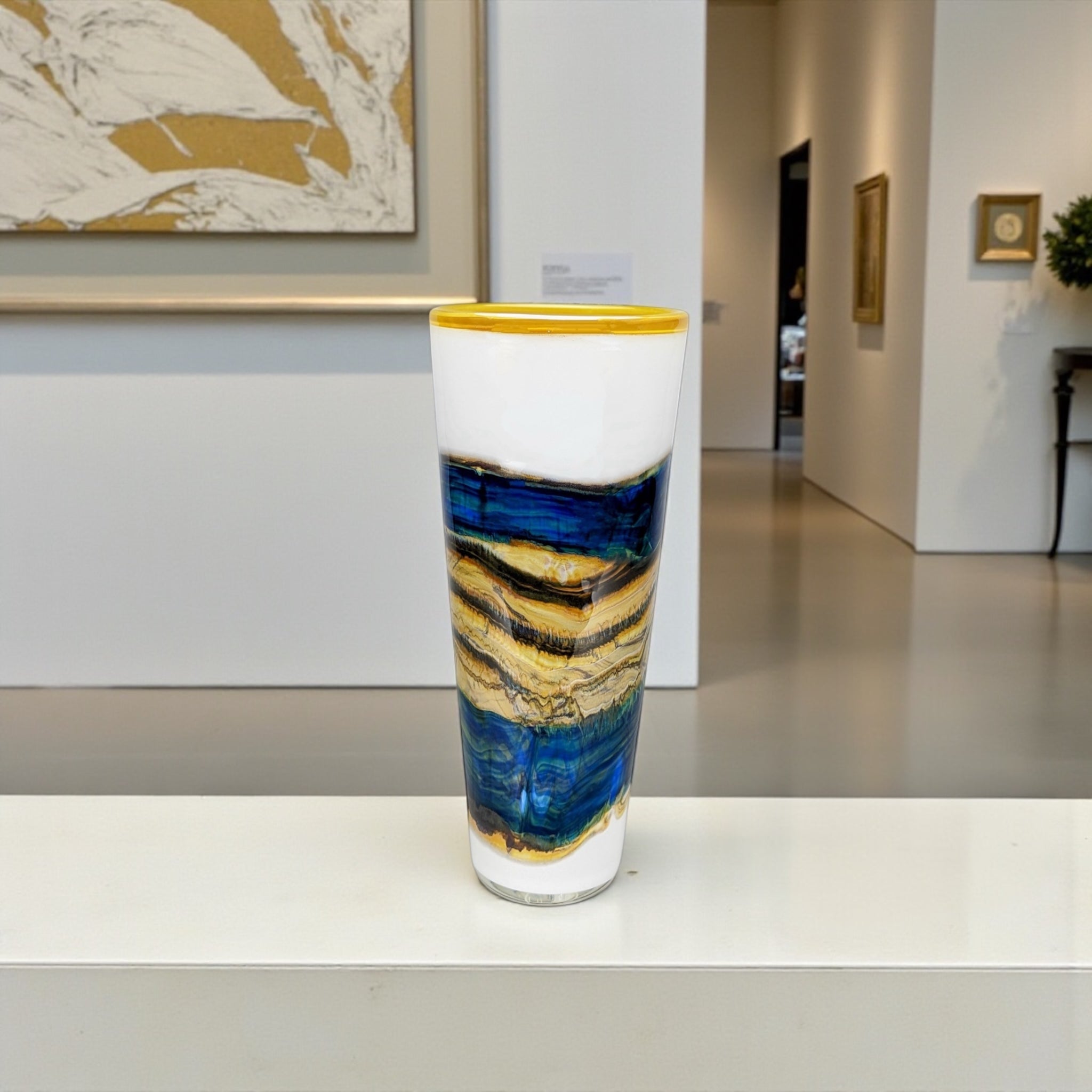 White Opal With Coastal Cone