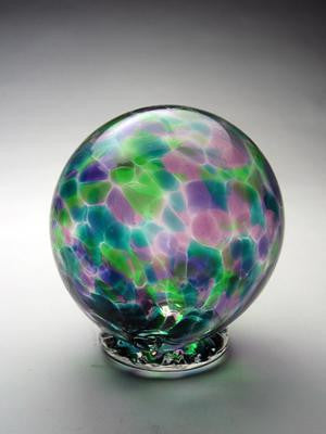 Purple Flower Wishing Ball and Gratitude Globe