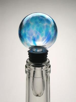 Light Blue Bottle Stopper