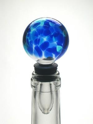 True Blue Bottle Stopper