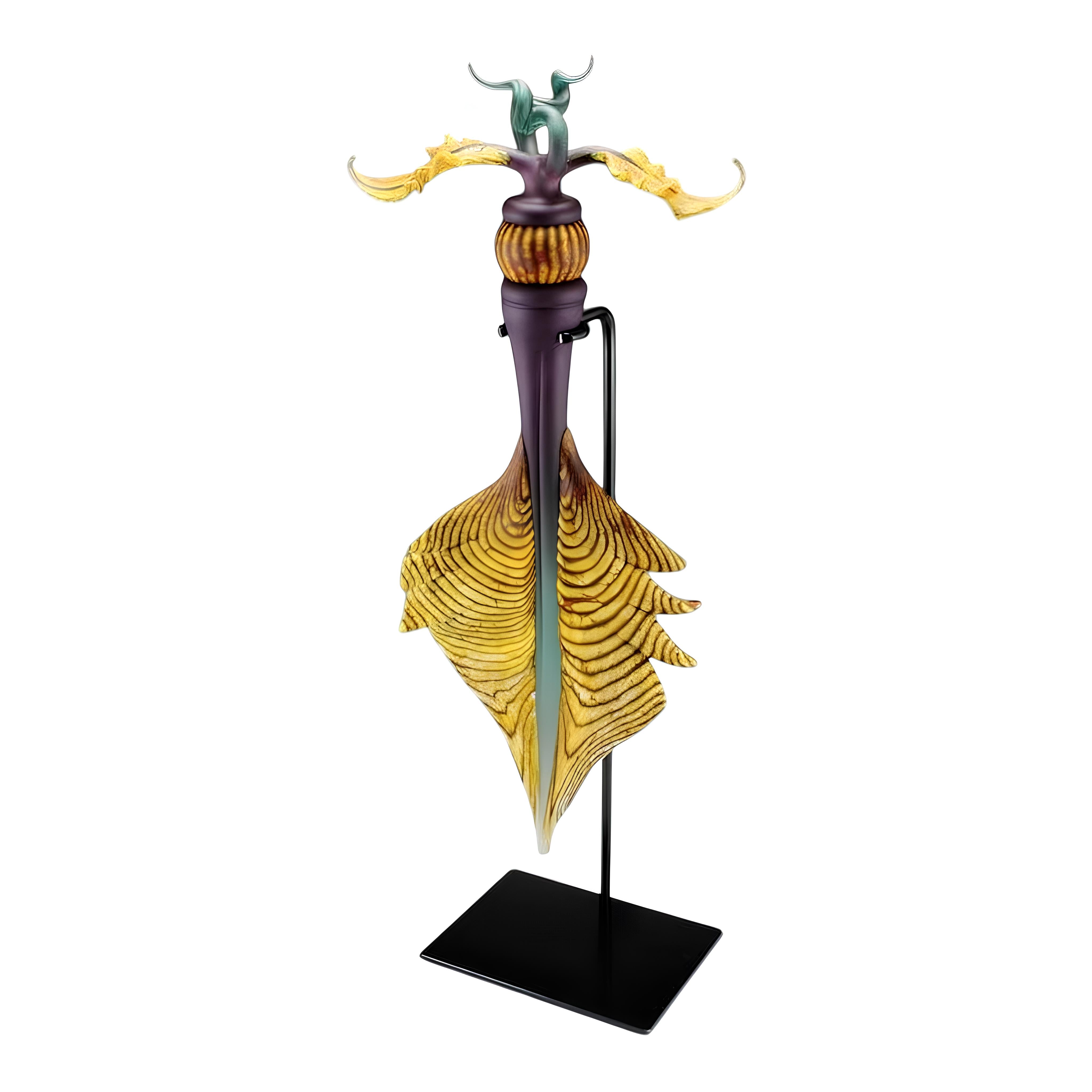 Amethyst & Sage Talisman with Sphere Inclusion