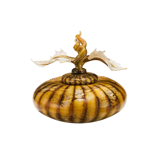 Batik Covered Bowl with Avian Finial