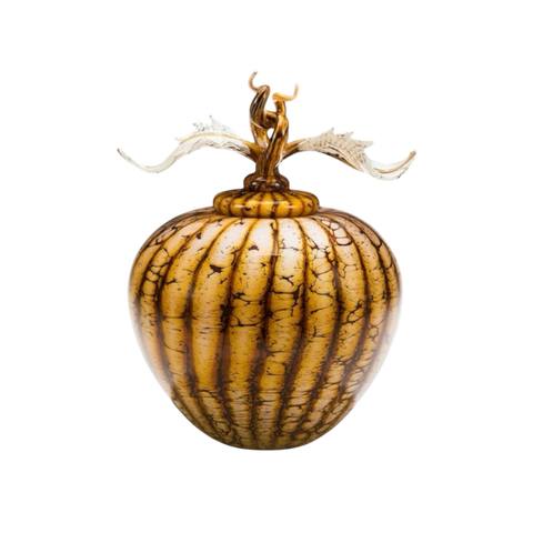 Batik Covered Sphere with Avian Finial