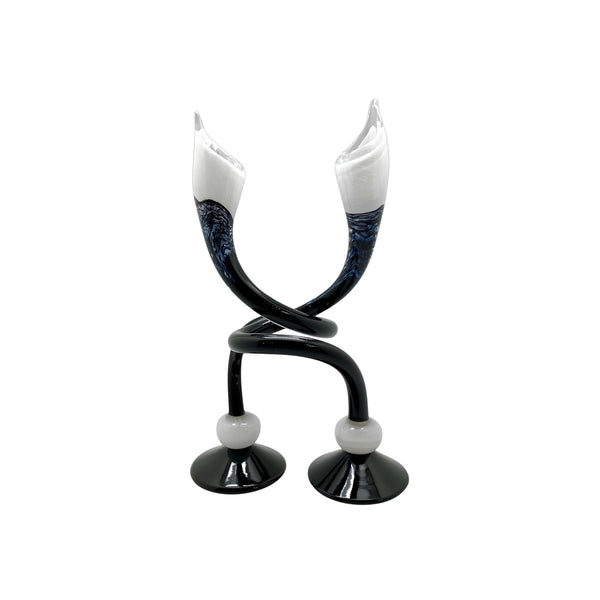 Black and White Candle Sticks