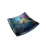 Fused Glass Plate - Chaos Design