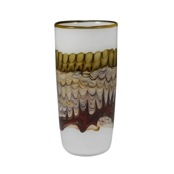 Charcoal Opal Cylindric Vase