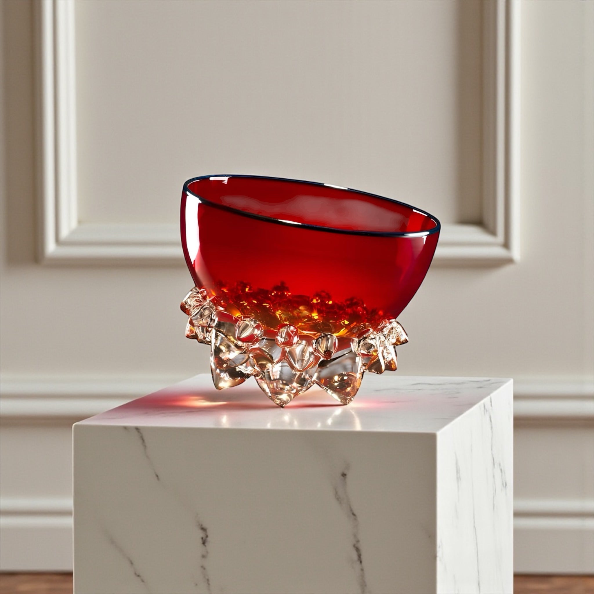 Cherry Red Thorn Vessel