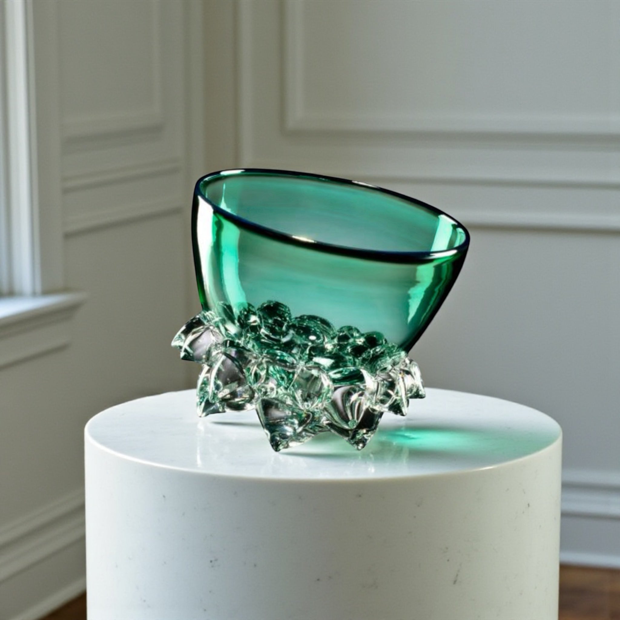 Emerald Green Thorn Vessel