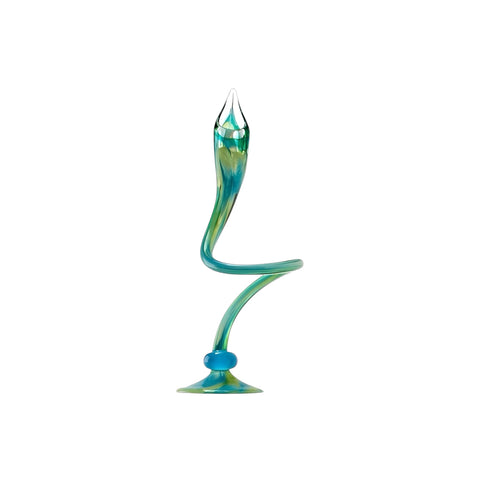 Green Swirly Candle Sticks