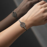 Hand Woven Silver Kazaz Bracelet