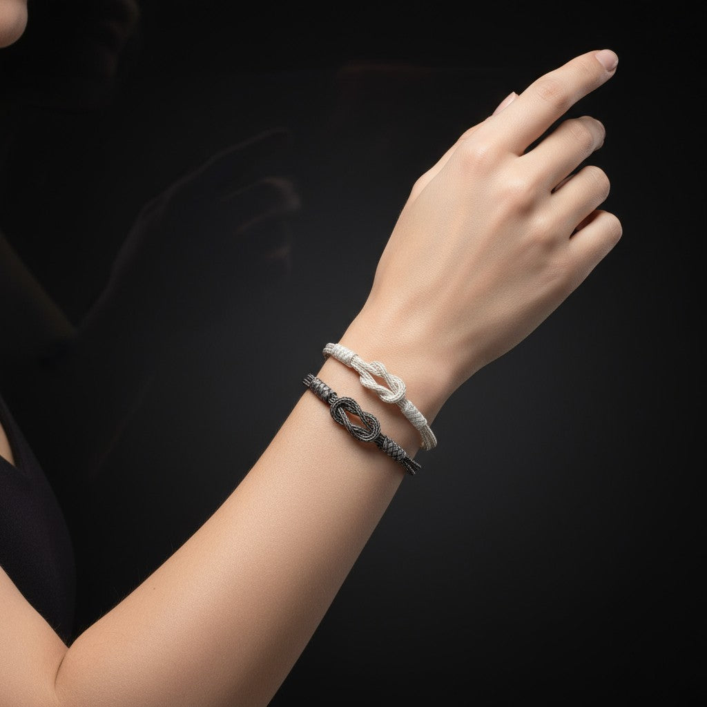 Hand Woven Silver Kazaz Bracelet