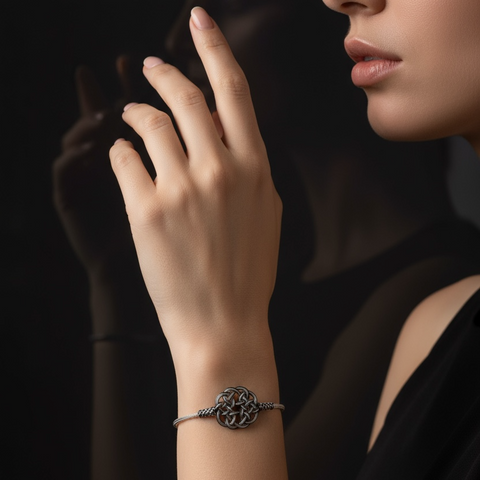 Hand Woven Silver Kazaz Bracelet