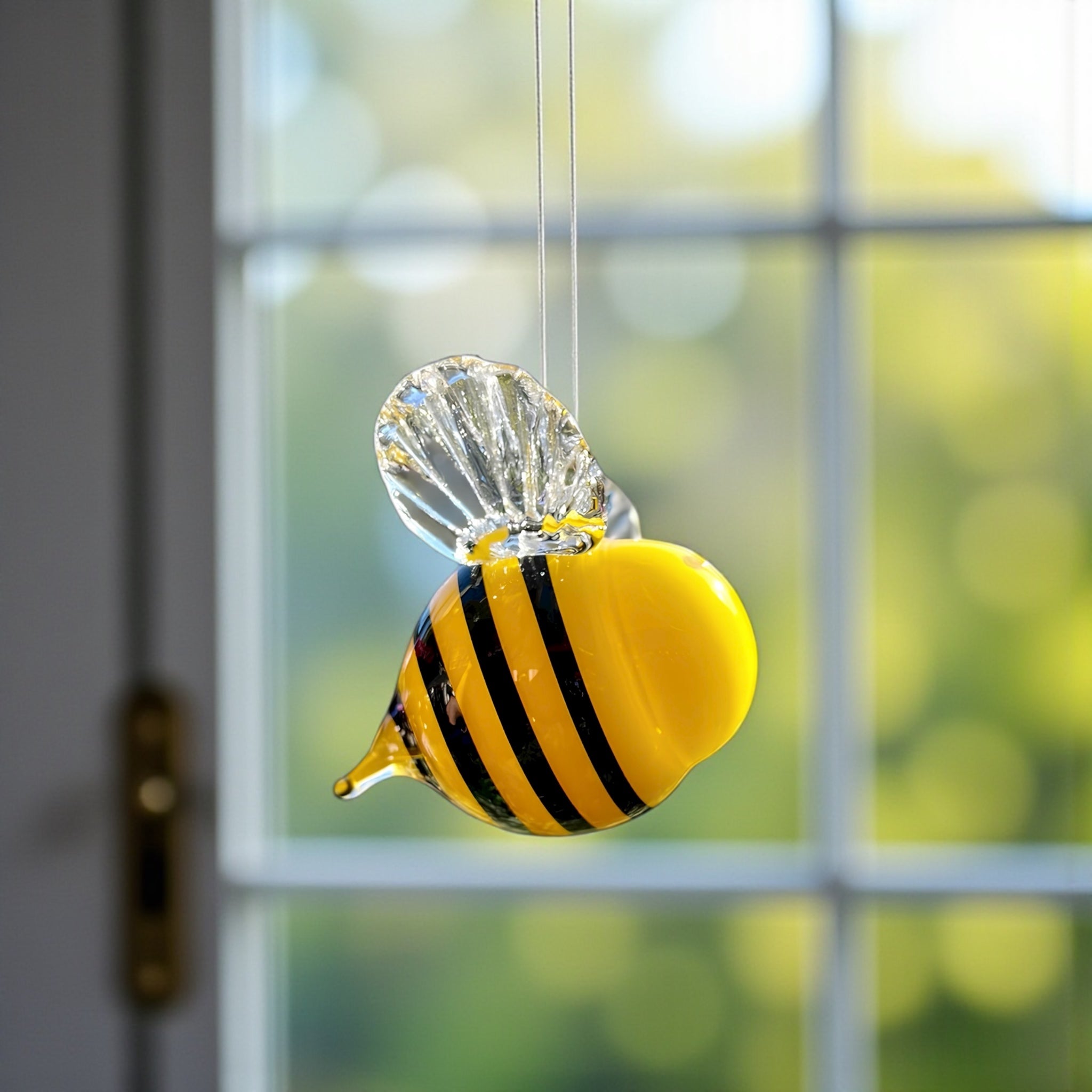 Handblown Glass Bee – A Tiny Spark of Joy in Glass