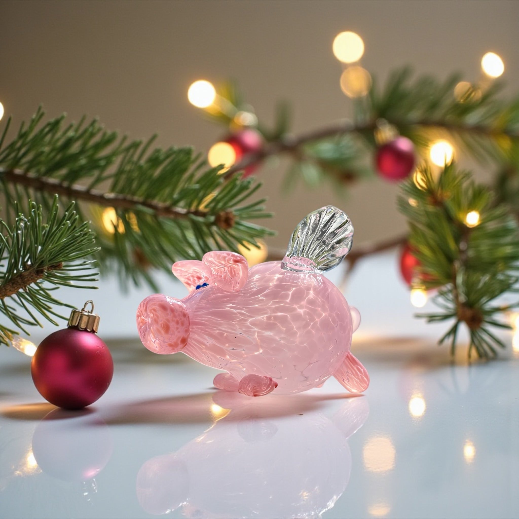 Handblown Glass Flying Pig – Because Anything Is Possible