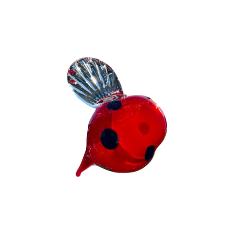 Handblown Glass Ladybug – A Symbol of Luck and Joy in Glass