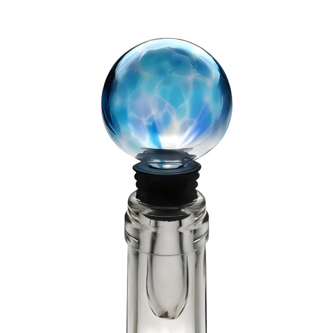 Light Blue Bottle Stopper