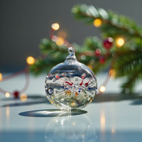 Neuron Rainbow Christmas Ornament