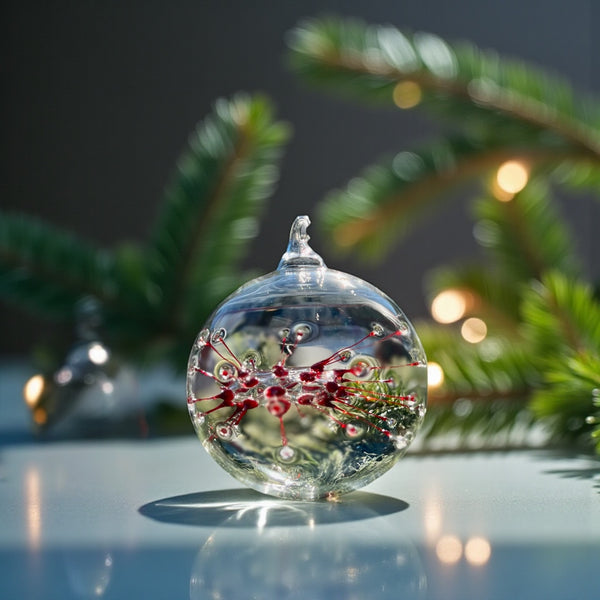 Neuron Red Christmas Ornament