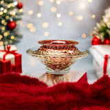 Transparent Ruby Ikebana Vase