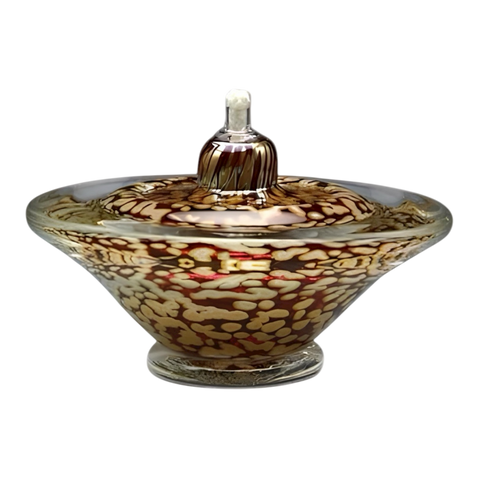 Transparent Ruby Oil Light