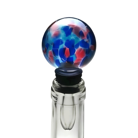 Sapphire and Ruby Bottle Stopper