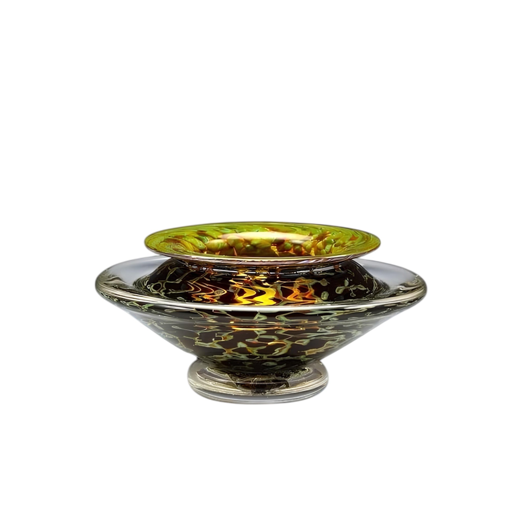 Silver Black Ikebana Vase – Artful Simplicity for Inspired Floral Design