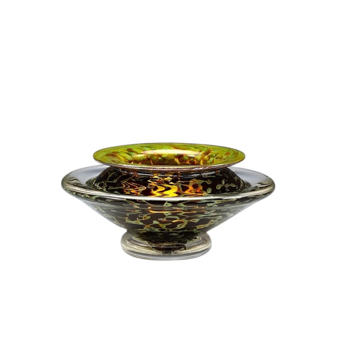 Silver Black Ikebana Vase