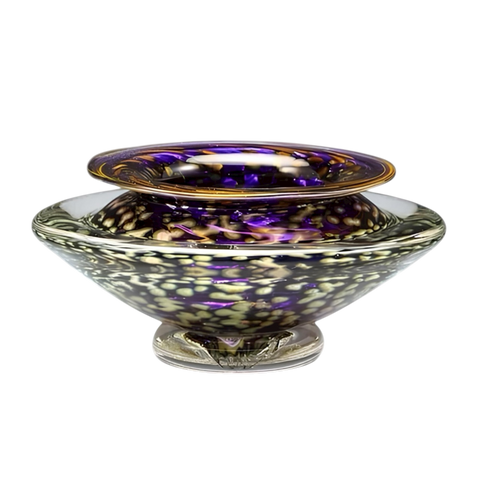 Transparent Amethyst Ikebana Vase