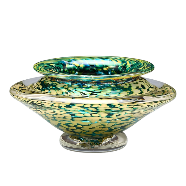 Transparent Green Ikebana Vase