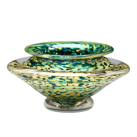 Transparent Green Ikebana Vase