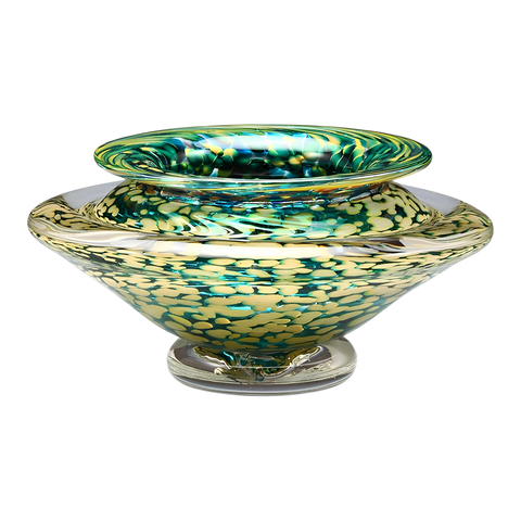 Transparent Green Ikebana Vase