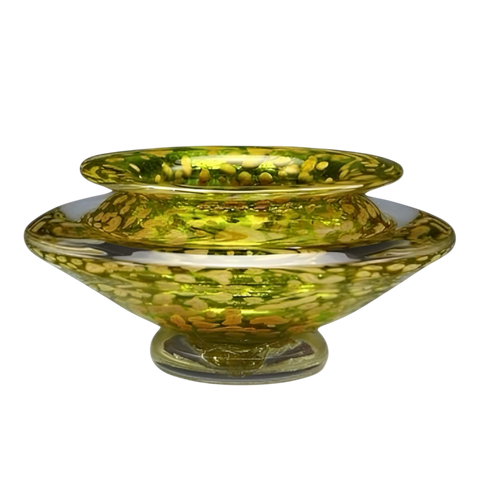 Transparent Lime Ikebana Vase