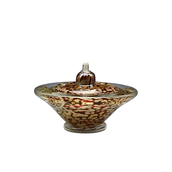 Transparent Ruby Oil Light