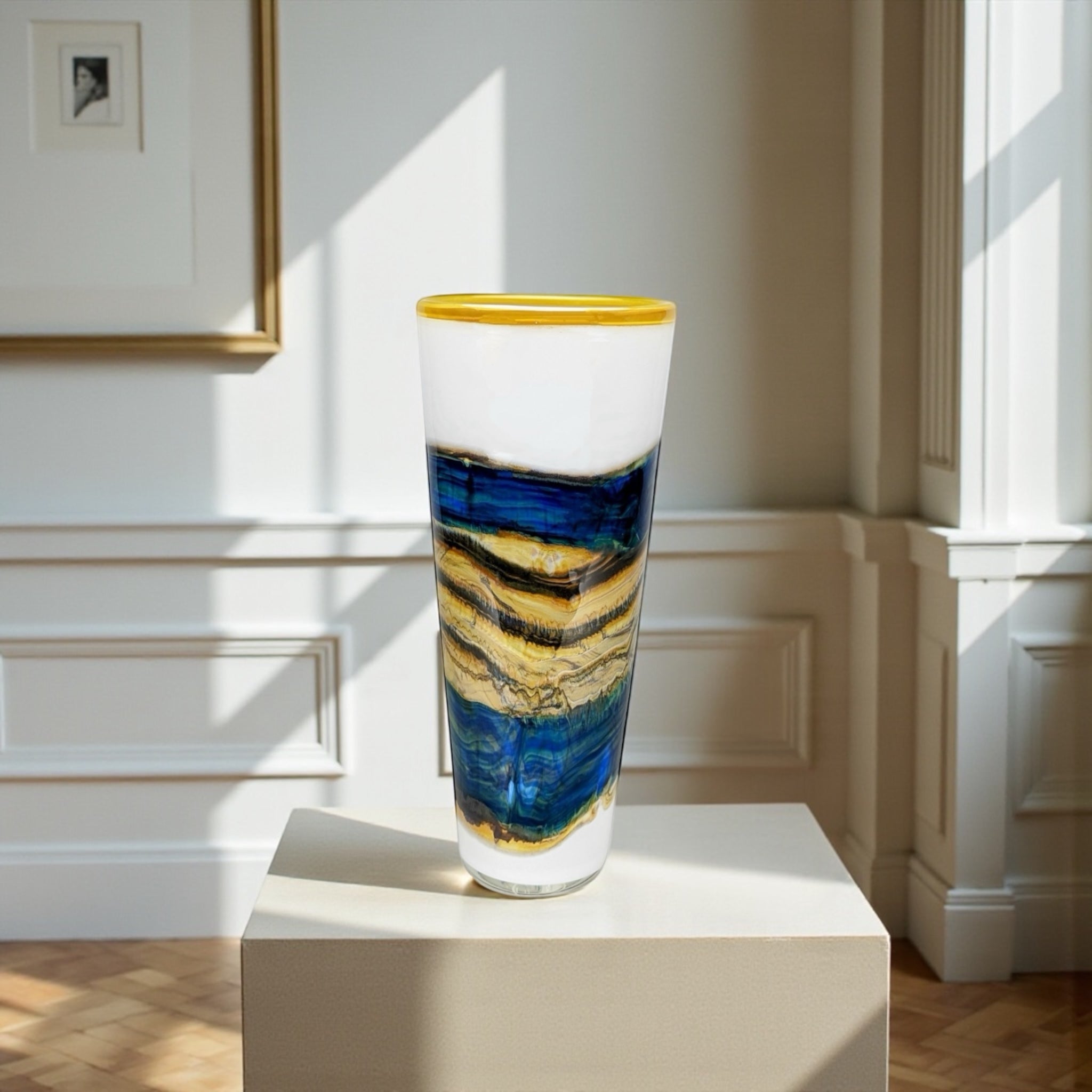 White Opal With Coastal Cone