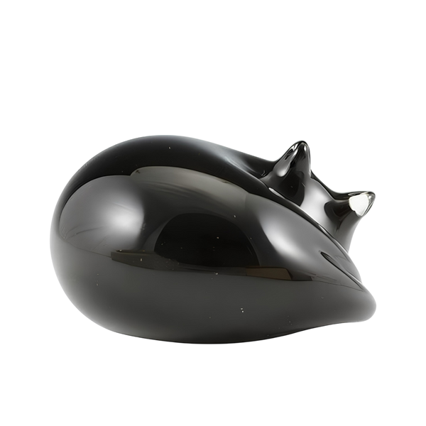 Black Sleeping Cat
