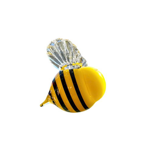 Handblown Glass Bee – A Tiny Spark of Joy in Glass
