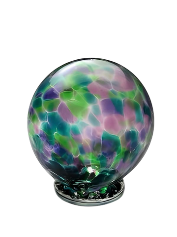 Purple Flower Wishing Ball and Gratitude Globe