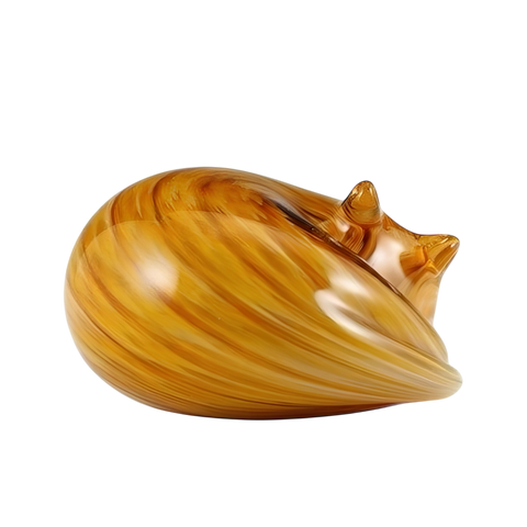 Marmalade Striped Sleeping Cat