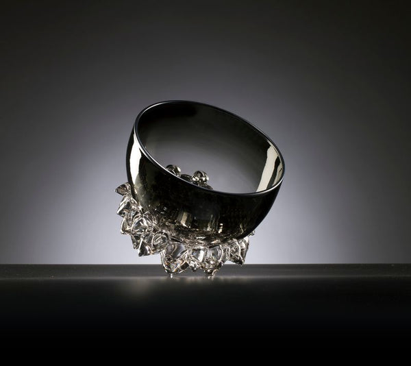 Neutral Grey Thorn Vessel