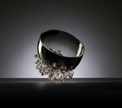 Neutral Grey Thorn Vessel