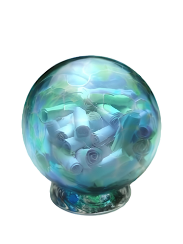 Turqoise Wishing Ball and Gratitude Globe