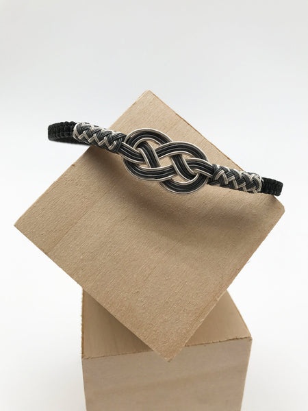 Hand Woven Silver Kazaz Bracelet Two-Tone Valentine's day gift