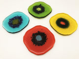 Flower Fused Glass Coasters
